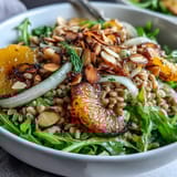 Farro Salad Bowl with Fennel, Oranges & Almonds