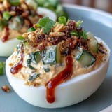 Thai Peanut Deviled Eggs