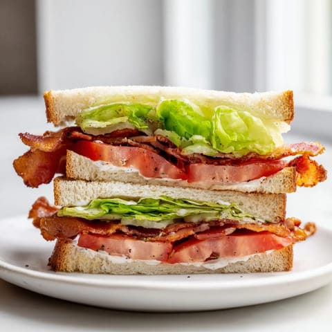 BLT crispy bacon tomato