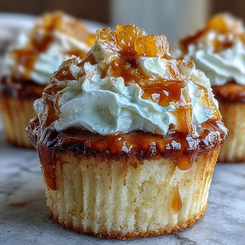 Moist Tres Leches Cupcakes soaked in three milks, crowned with billowy whipped cream and a sprinkle of cinnamon for a classic Mexican treat.