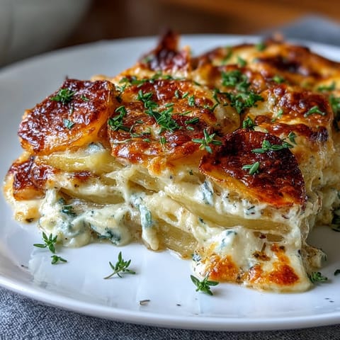 Creamy Scalloped Potatoes Gruyere