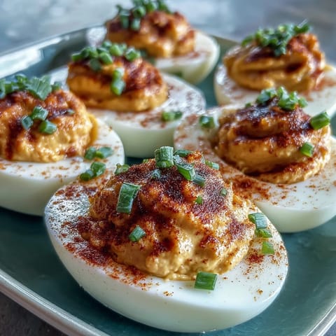 Classic Deviled Eggs Paprika Chives