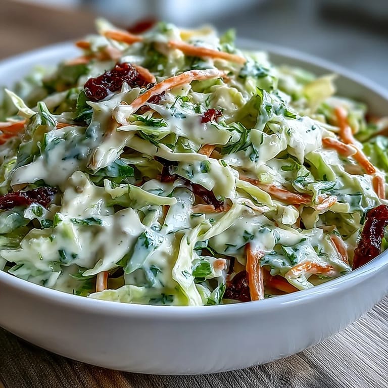 Classic Coleslaw With Creamy Dressing topped with black pepper, prepared with fresh green and red cabbage for a perfect barbecue side.