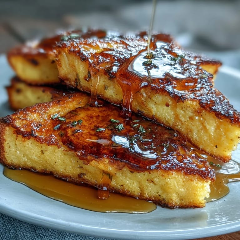 Golden, buttery cornbread fresh from the cast-iron skillet, paired with smooth honey butter for a sweet, savory Southern classic.