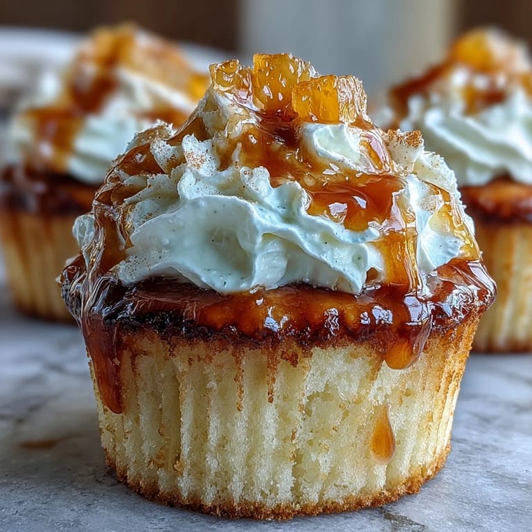 Moist Tres Leches Cupcakes soaked in three milks, crowned with billowy whipped cream and a sprinkle of cinnamon for a classic Mexican treat.